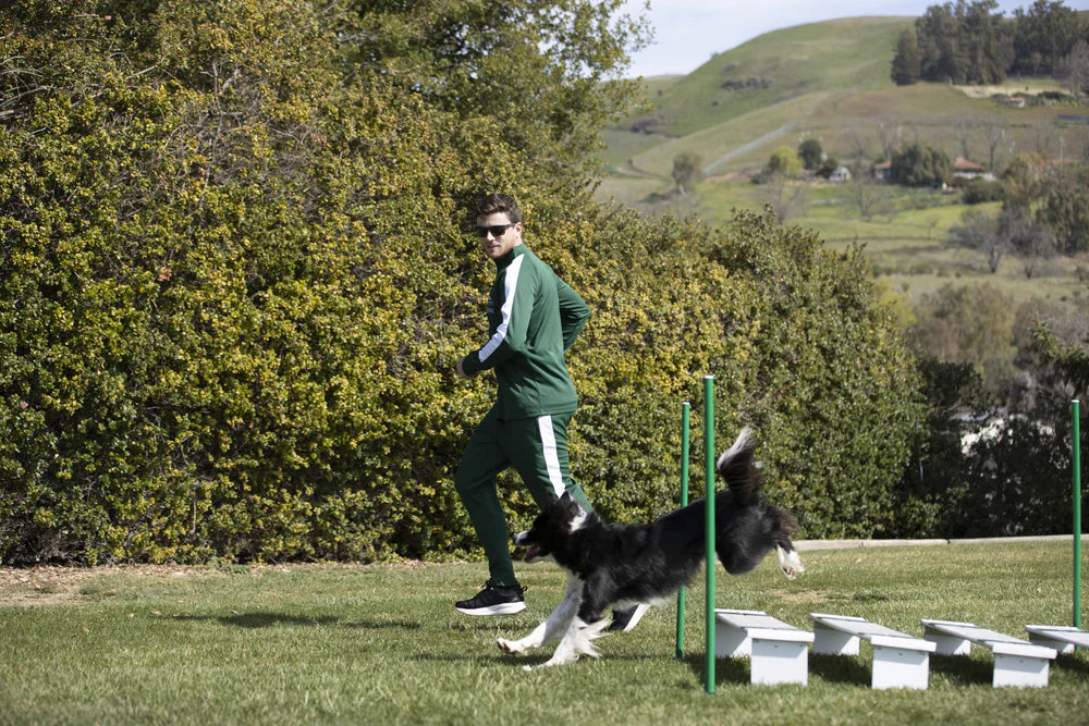 Yumove ambassador Anthony Clarke on agility course