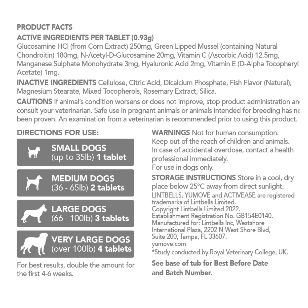 Yumove plus for dogs best sale