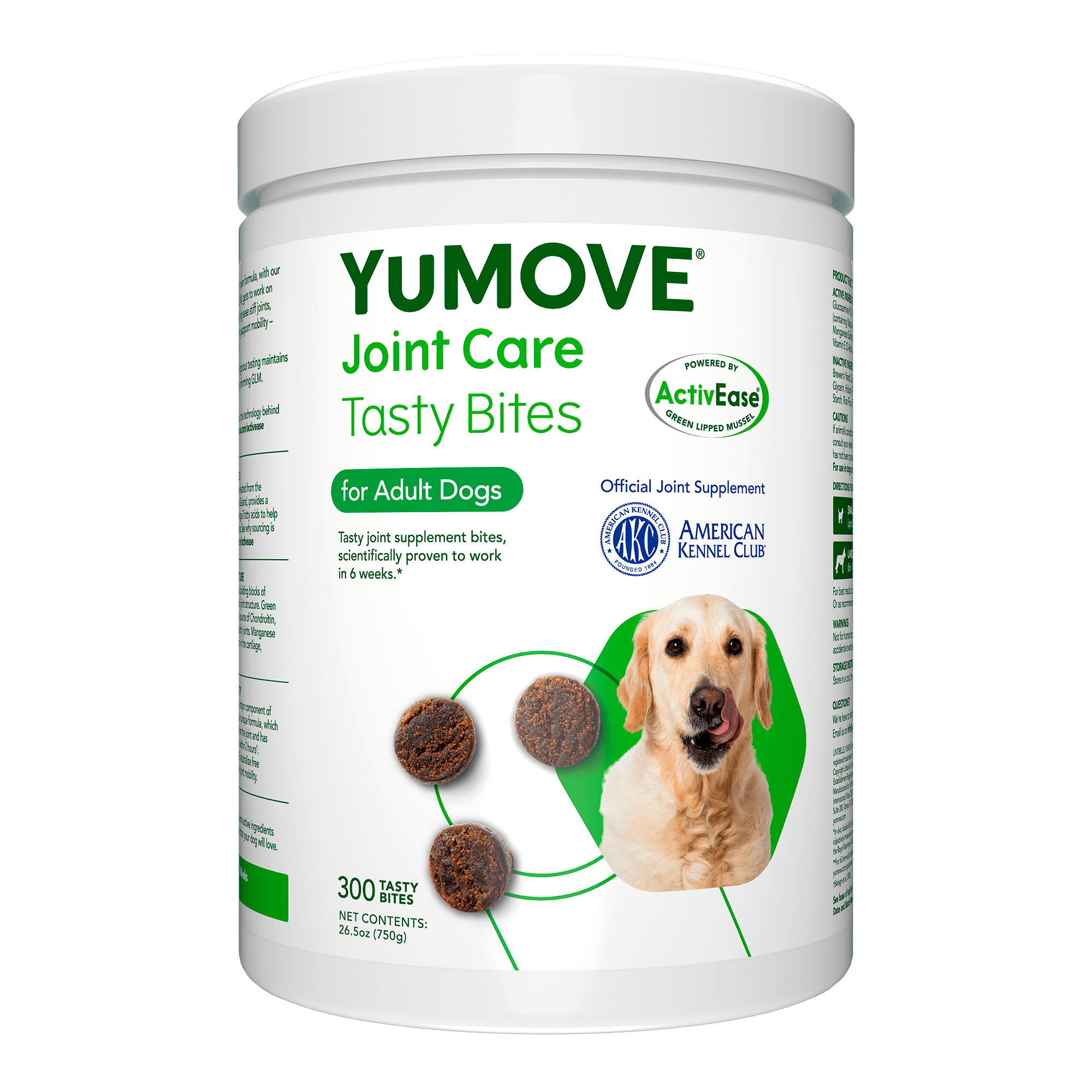 YuMOVE Joint Supplement for Adult Dogs I Tasty Bites Soft Treats | Subscription